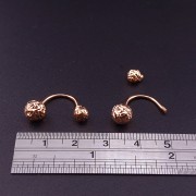 Золотые серьги 