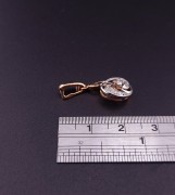 Золотая подвеска с бриллиантами 