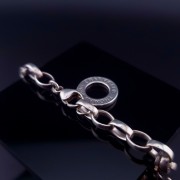 Серебряная цепочка на руку 