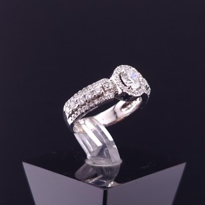 Kuldsõrmus teemantidega 0.53ct