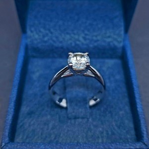 Kuldsõrmus teemantiga 1.14ct  J-SI1