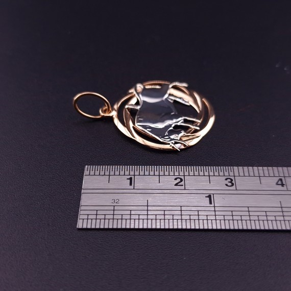 Gold pendant 