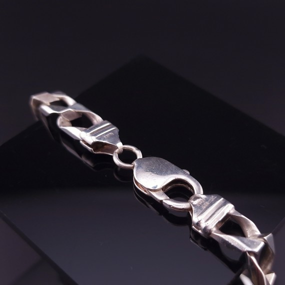 Серебряная цепочка на руку 