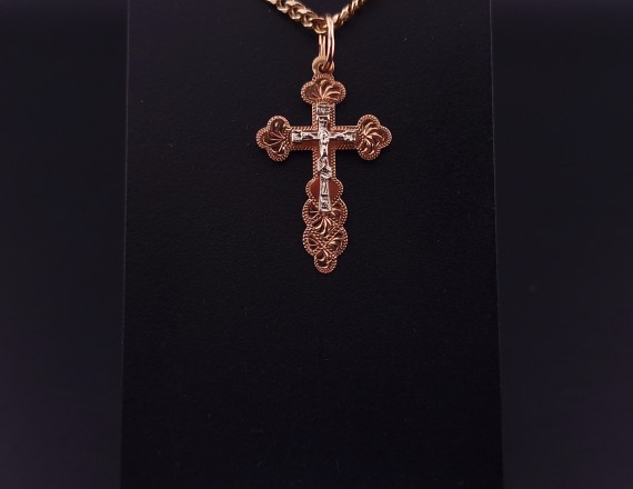Gold cross